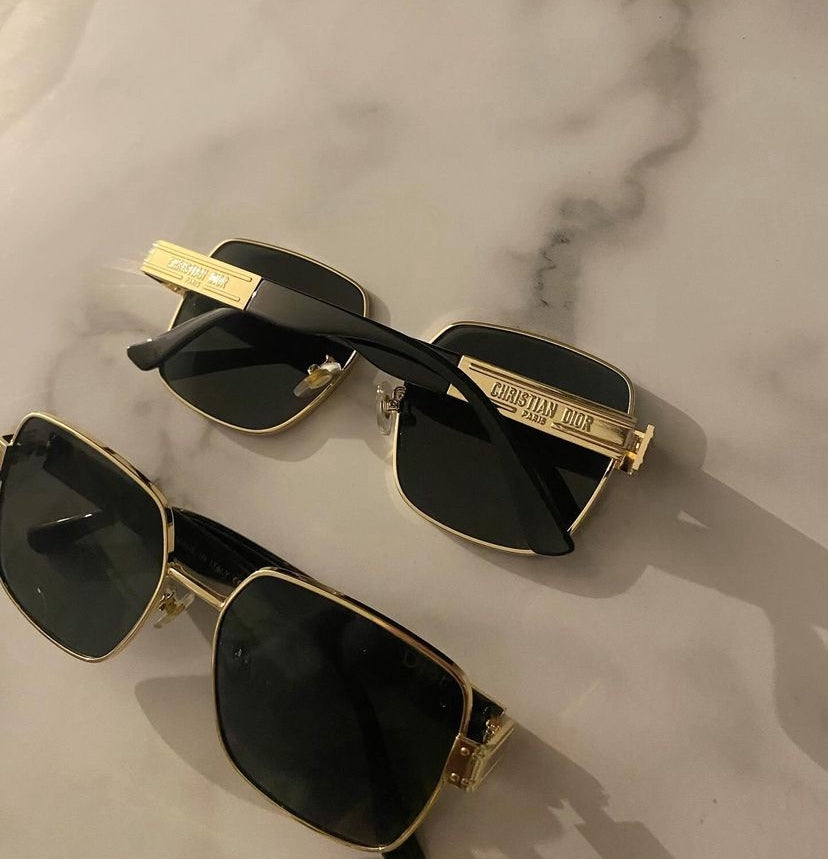 CD GOLD SUNGLASSES