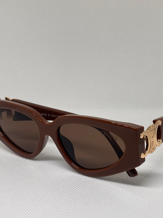 BROWN CEL SUNGLASSES