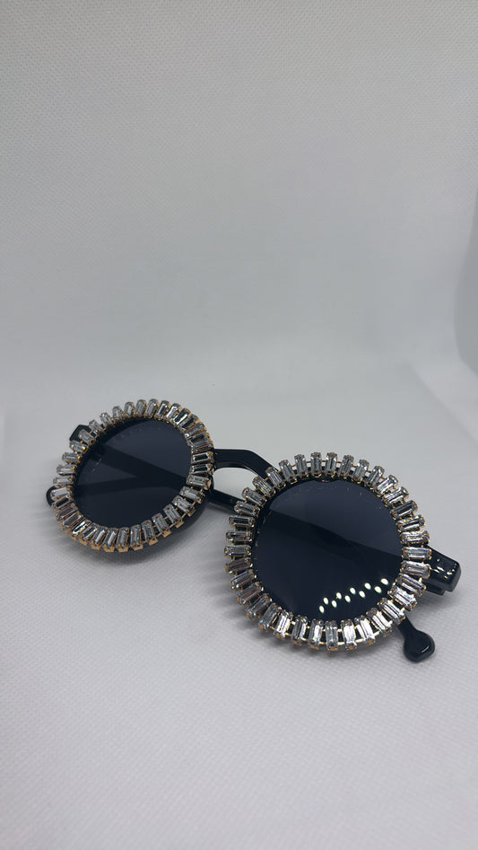 CIRCLE SILVER SUNGLASSES