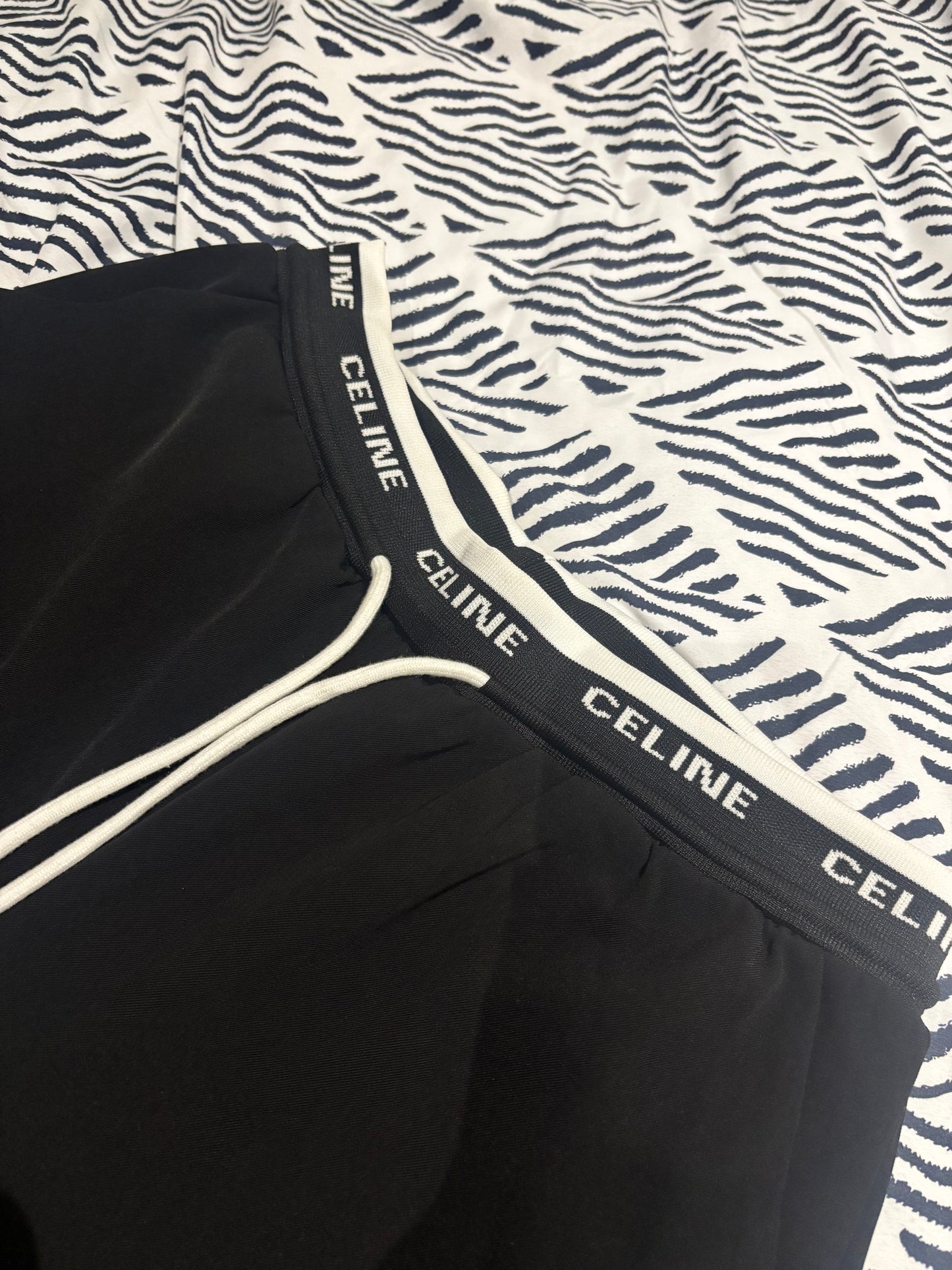 BLACK CEL PANTS