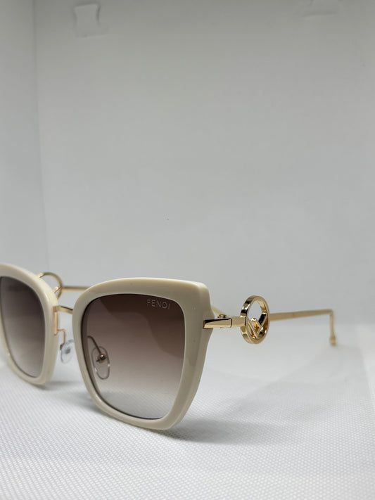 WHITE FF SUNGLASSES