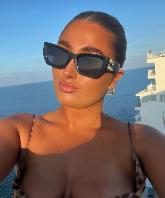 MIU BLACK SUNGLASSES