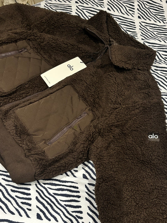 BROWN  A L O  Jacket