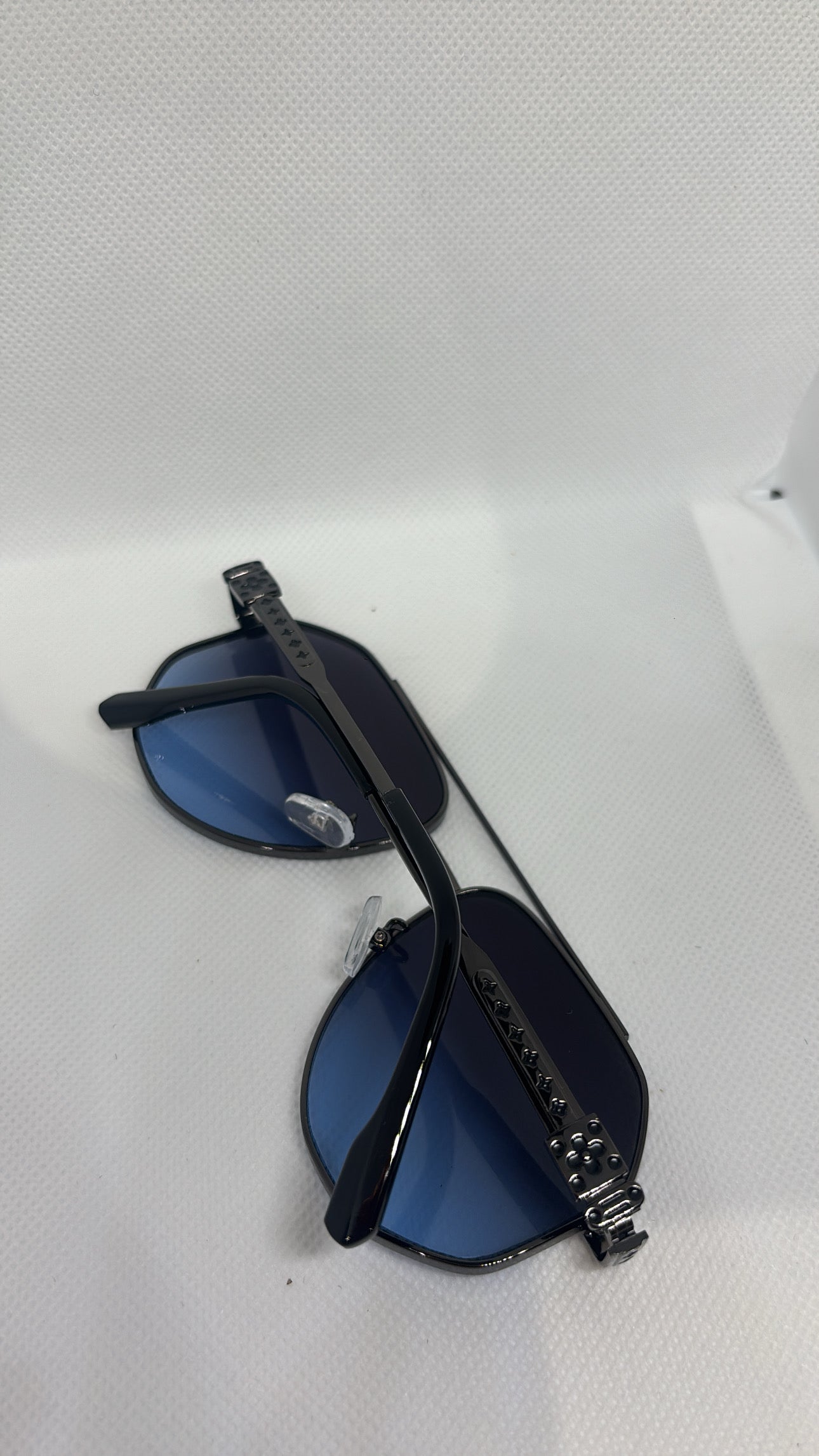 MENS BLUE AND GREY SUNGLASSES