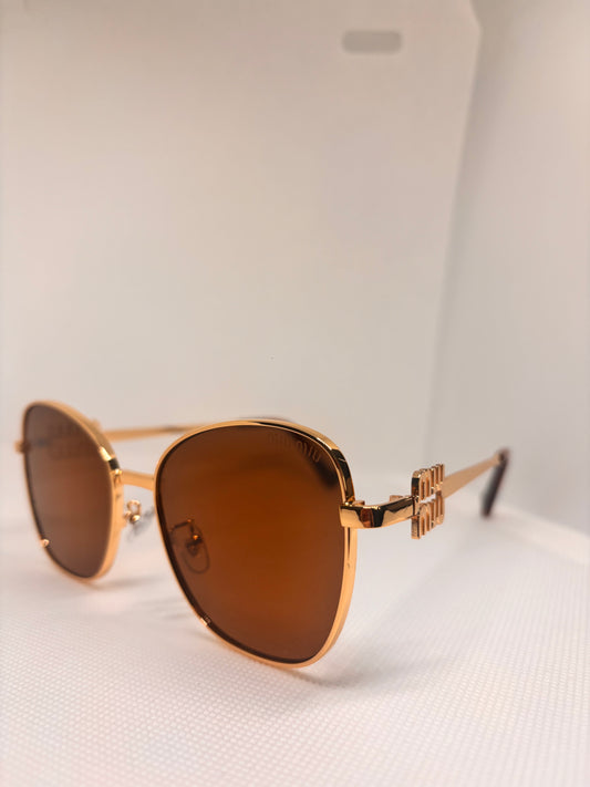 GOLD AND BROWN MIU