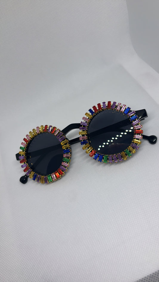CIRCLE COLOURED SUNGLASSES