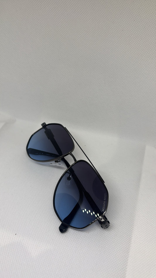 MENS BLUE AND GREY SUNGLASSES